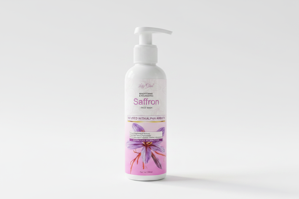 Saffron Face Wash - Brightening & Nourishing Cleanser (100ml)