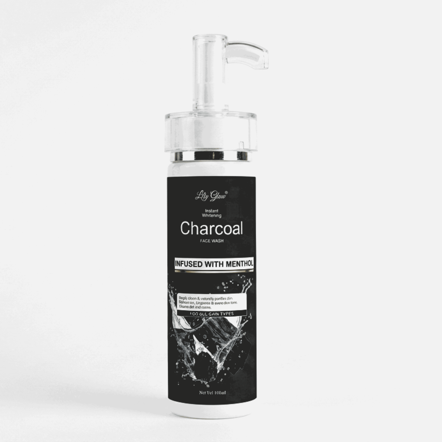 Charcoal Face Wash with Menthol (100ml)