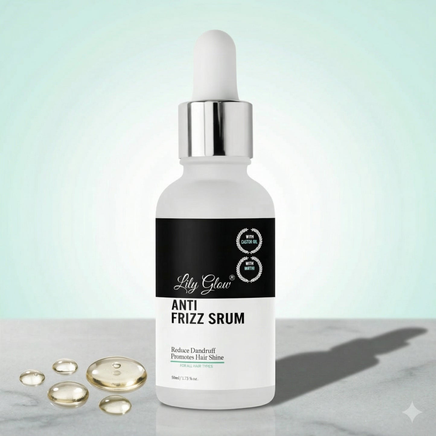 Anti-Frizz Serum with 5% Minoxidil, Biotin & Caffeine (50ml)
