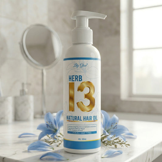 Herb 13 Natural Hair Oil | Herbal Hair Oil (100ml)