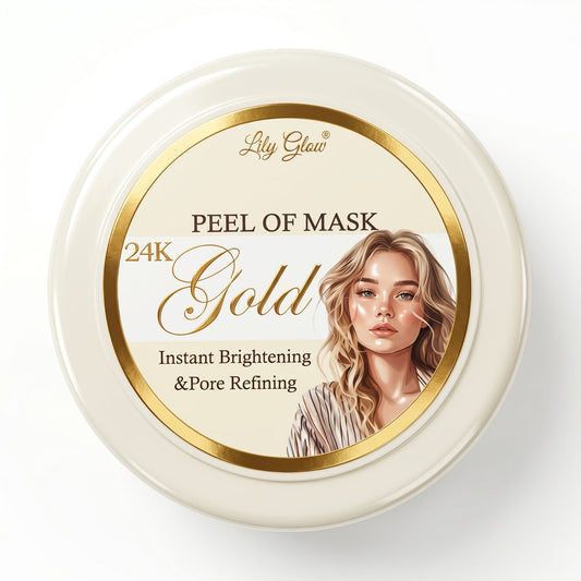24K Gold Peel Off Mask (200g) – Instant Brightening & Pore Refining