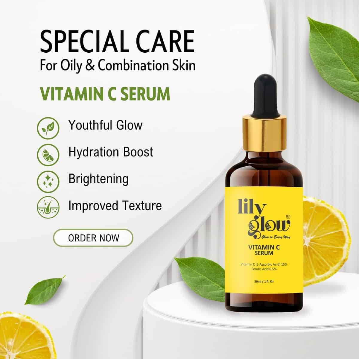 Vitamin C Serum - Brightening Hydrating Formula 30ML