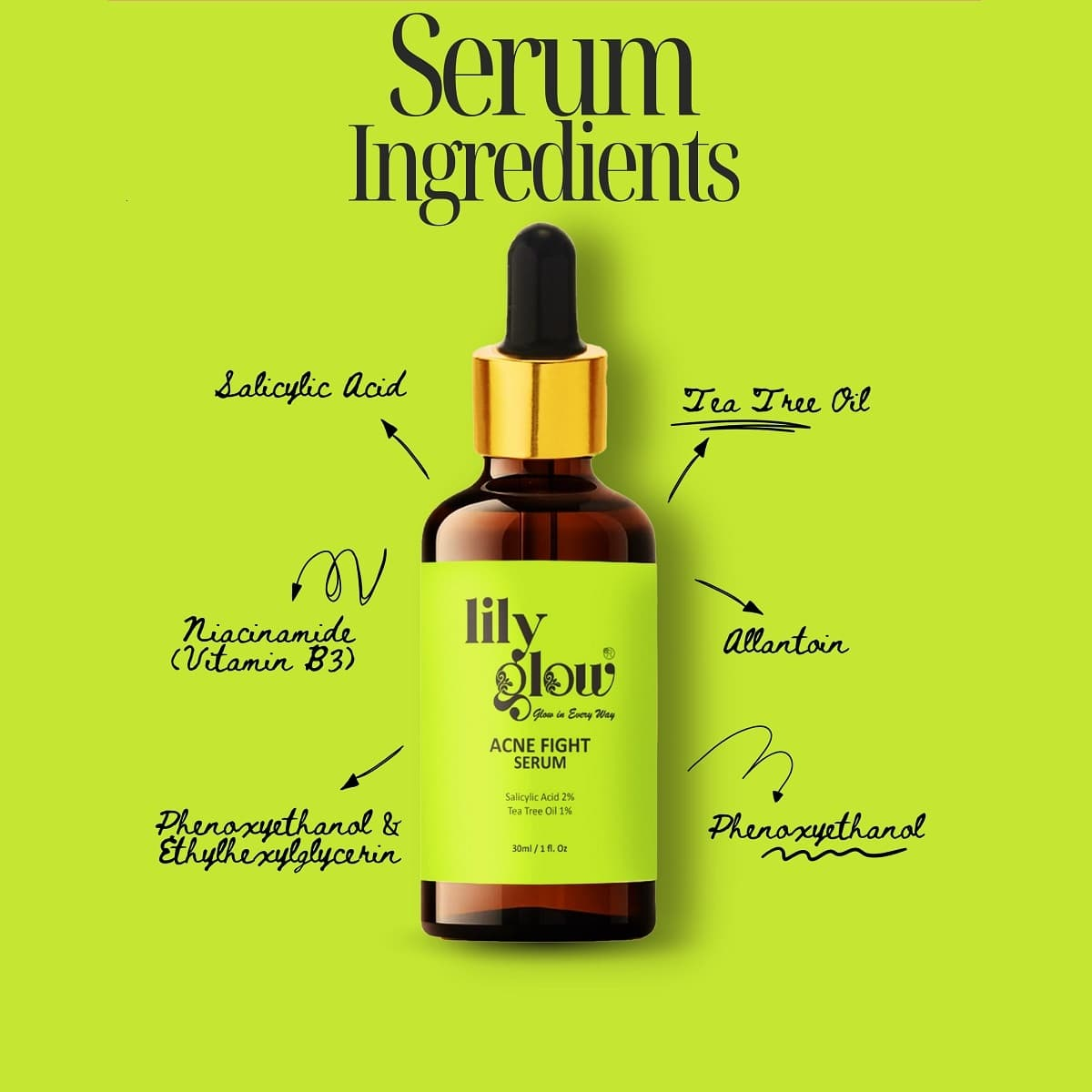 Acne Fight Serum - Best Serum for Acne Scars 30ML