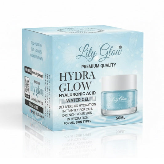Lily Glow Hydra Glow Hyaluronic Acid Water Gel Moisturizer 50ml for deep hydration and healthy-looking skin